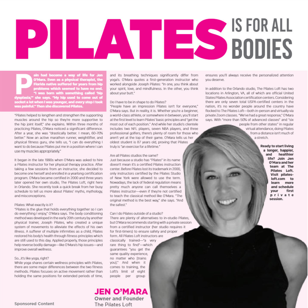 Interview | Jen O’Mara (The Pilates Loft)
